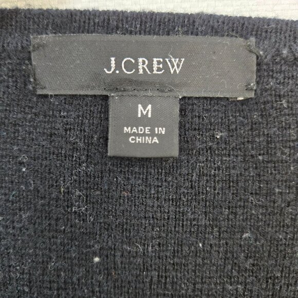 J. Crew Wool Blend Open Cardigan Longline Sweater Size Medium - Picture 3 of 6